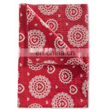 New Arrival Elegant Bedspread, Red Wedding Quilting Bedspreads,cotton Quilted Cover Sets
