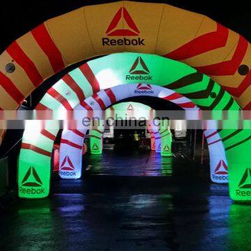 Stage LED Lighting Decoration Airblown Entrance Tunnel Colorful Archway Wedding Inflatable Arch photo-5