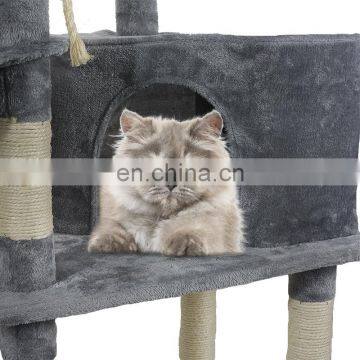 Wooden Sisal Oem Manufacturer Wholesale Customized Design Large Cat Tree House Pet Scratcher Bucket Cat Tree Cat Furniture photo-6