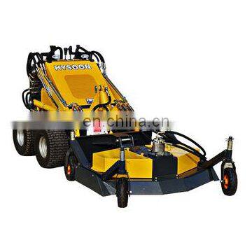 HYSOON high performance mini skid steer loader lawn mower machine