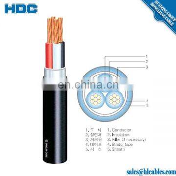 Power cable 3G 4mm2 3 conductors of 4 mm2 fire resistant Cable