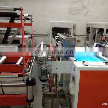 720 AR Automatic High Speed Disposable Rubbish Double Lines Roll Plastic Garbage Bag Making Machine With Auto Exchange Device