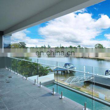 13mm Safety Flat Glass Fencing Clear Tempered Glass Swimming Pool Fence photo-3