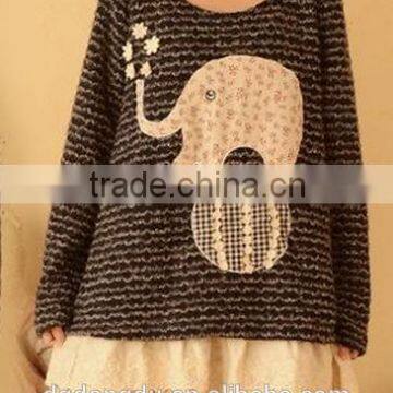 Mori Girl Elephant Dress and Elephant Sweater