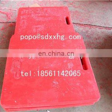 2016 Best Selling Outrigger Pads/High Quality Outrigger Pads for Cranes pe