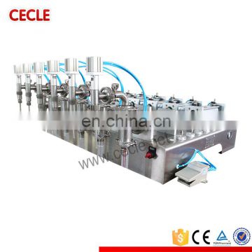 multihead customized liquid filling machine, semi automatic liquid filler piston filling machine