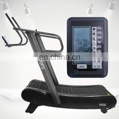 Running Gym Machine  New design Curve Treadmill  self generating air runner curved treadmill