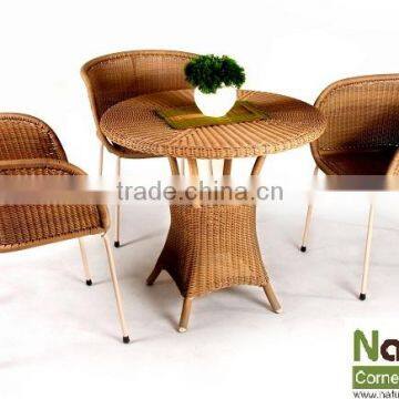 Thailand Handmade Outdoor Garden Rattan Wicker Dining Furniture