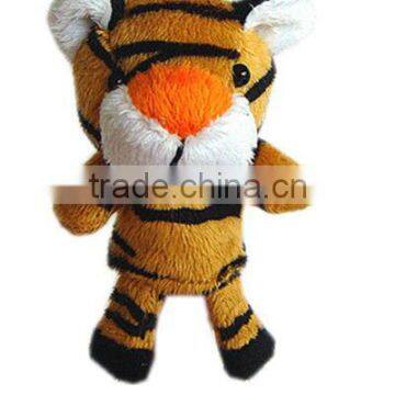 8cm New plush finger puppet tiger