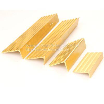 Customized Brass Profile Anti Slip Brass Stair Nosing