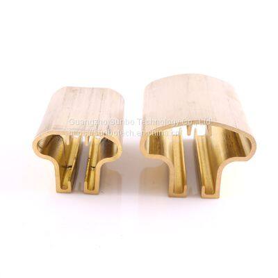 Customized Extruded Brass Profile Brass Staircase Handrail photo-3