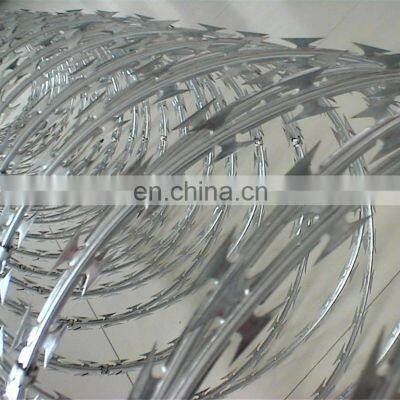 Hot Dipped Galvanized Low Price Blade Barbed Wire Concertinarazor Wire