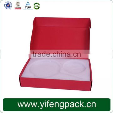 Corrugated paper carton box/Red corrugated packaging box