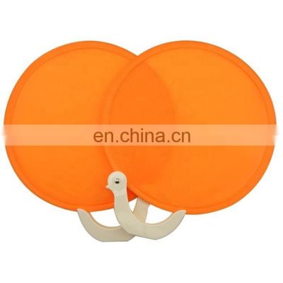 Hot Sale Promotional Nylon Pop Up Folding Fan with Custom Logo