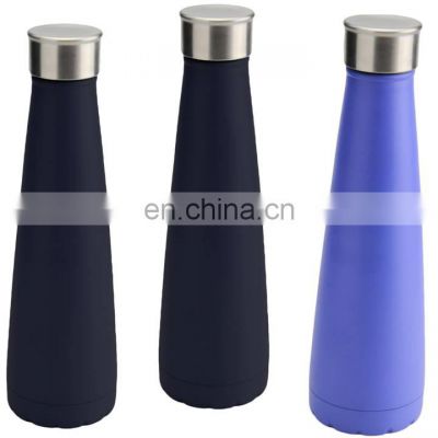 Double wall insulated stainless steel water bottle