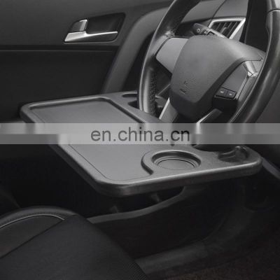 Autoaby Car Table Steering Wheel Work Cart Drink Food Coffee Goods Holder Tray Car Laptop Computer Desk Mount Stand Seat Table