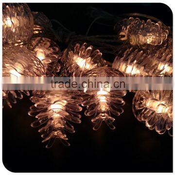 led christmas light with pinecone outdoor use