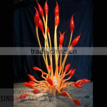 Decorative Crystal Murano Glass Flower Centerpieces                        
                                                Quality Choice