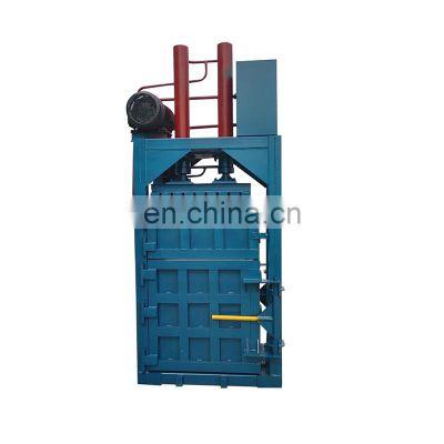 hydraulic vertical waste cardboard box packing baler/scrap paper baling machine/carton compress baler packing machine