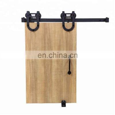 3 ft Sliding Flat Track Draft Barn Door Hardware Kit Set For Interior Barn door