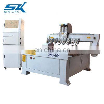 Multi-heads 1300*1300mm CNC Round Shape Glass Cutting Machine for Mirror Glass Professional CNC Glass Cutter