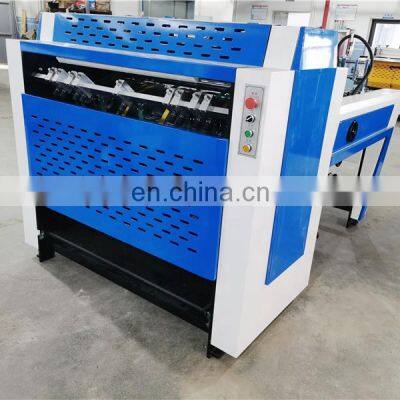 BG1200A Fully Automatic Electronics Cosmetics Carton Box Paperboard U V Slot Groove Cutting Machine photo-4