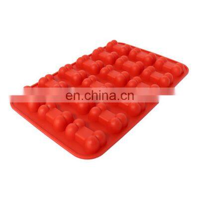 Easy To Clean 18 Cavity 3D Shape Dog Claw Bone Pops Silicone Cake Mold Baking Soap Mould For Chocolate Cakes Biscuit photo-4