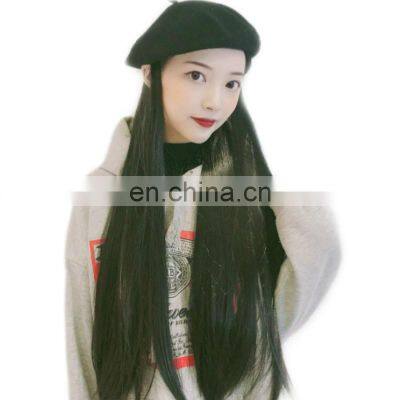 Amazon Hot Selling Cool Women Wig Hats Hair Extensions Dress photo-5