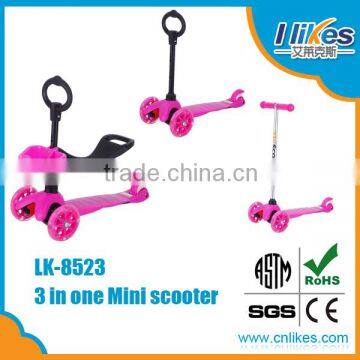 mini wholesale kick 3 in 1 scooter