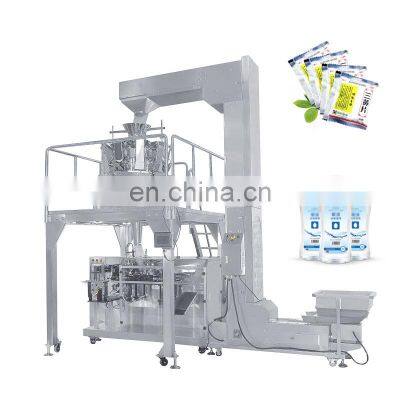 Automatic Medical Device Line Gusset Bag Camphor Tablet Pulses Alcohole Pad Pack Machine For Plastic