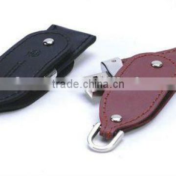 leather twister usb flash memory