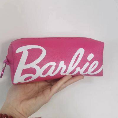 Customized Wholesale Pink Pu Leather Pencil Pouch Fashion Waterproof OEM Available photo-5