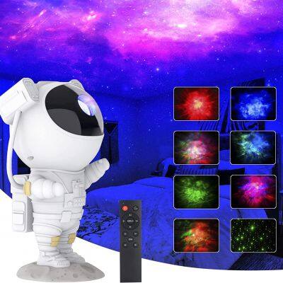 Star Projector Galaxy Night Light Astronaut Space Projector Starry Nebula Ceiling LED Lamp with Timer and Remote For Kids Room