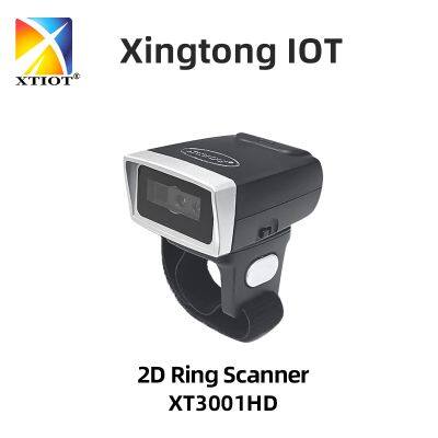 XT3001HD XTIOT Bluetooth Battery Production Warehousing SPP Wearable Scanner Fast Picking In Warehouse