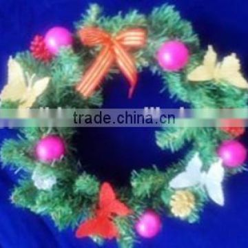 Christmas Wreath Decoration Birthday Party Christmas Day Vineyard PVC wire wreath frame wedding hair wreath