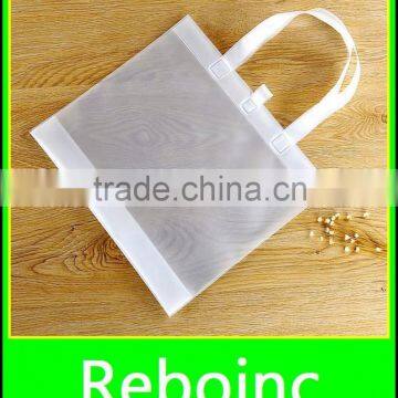 Clear cheap plastic with logo pouch wholesale drawstring bag