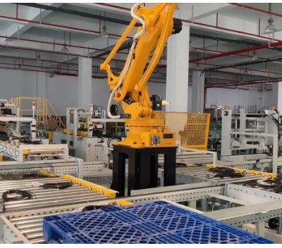 High-Efficiency Woven Bags Sacks Palletizing Equipment Robot Palletizer Machine