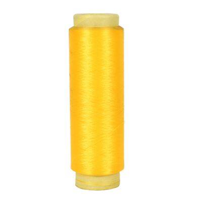 DTY Colors yarn 200D/72F TBR Gold dope dyed polyester filament yarn