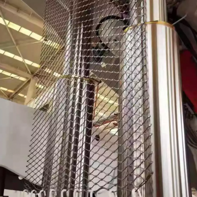 Anti-Corrosion 316L Stainless Steel Wire Rope Mesh Protective Nets for Ship Decks