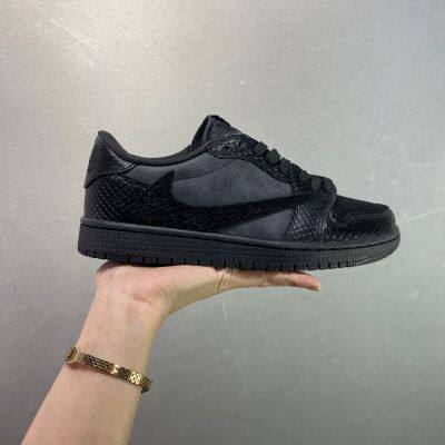 Ботинки для скейтинга Nike Air Jordan 1 с низким каблуком в ретро-стиле культуры