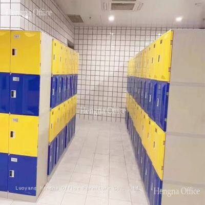 HN-SQ80gk Colorful Modular ABS Lockers for Kindergarten, School & University Corridors | Adjustable Multi-Tier Design photo-3