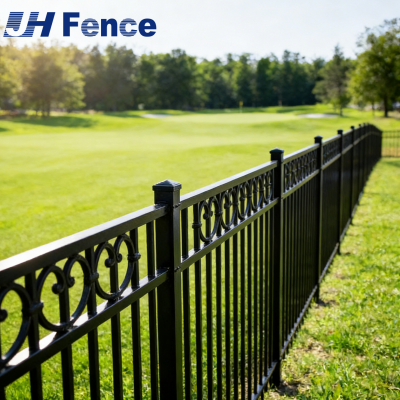 Top-Grade Powder Coated Aluminum Wrought Iron Fence Panels for Longevity photo-4