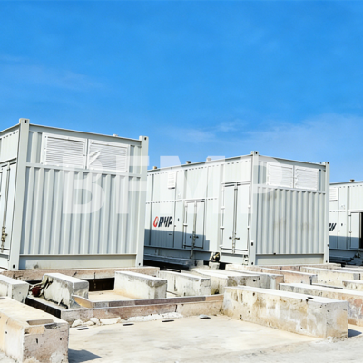 10MW containerized HFO power plant for industry and mining standby power station