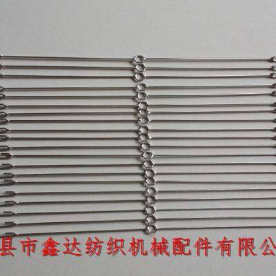 331J Stainless Steel Wire Heddle Square Hole Woven Wire Heald Textile Accessories