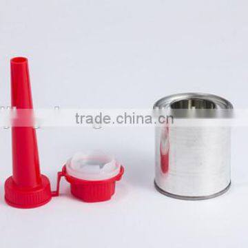 32mm aerosol spray cap/tin can cap with plastic funnle manufacturer