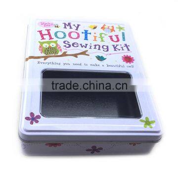 Mini Tin Case,cosmetic Tin With Clear Window,business Cards Tin Boxes photo-4