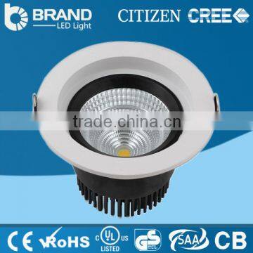 High Brightness 100lm/w 4000k COB 12w LED Downlight With Ce & Rohs