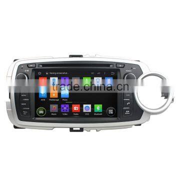 Automotive multimedia dvd player with navigation system for Toyota Yaris 2012