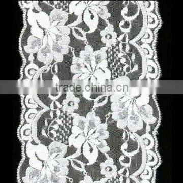 White High Quality Stretch Lace Elastic for Headbands