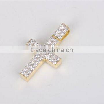 Large Hip Hop 925 Sterling Silver Handmade Cross Pendant Jewelry Wholesale photo-5